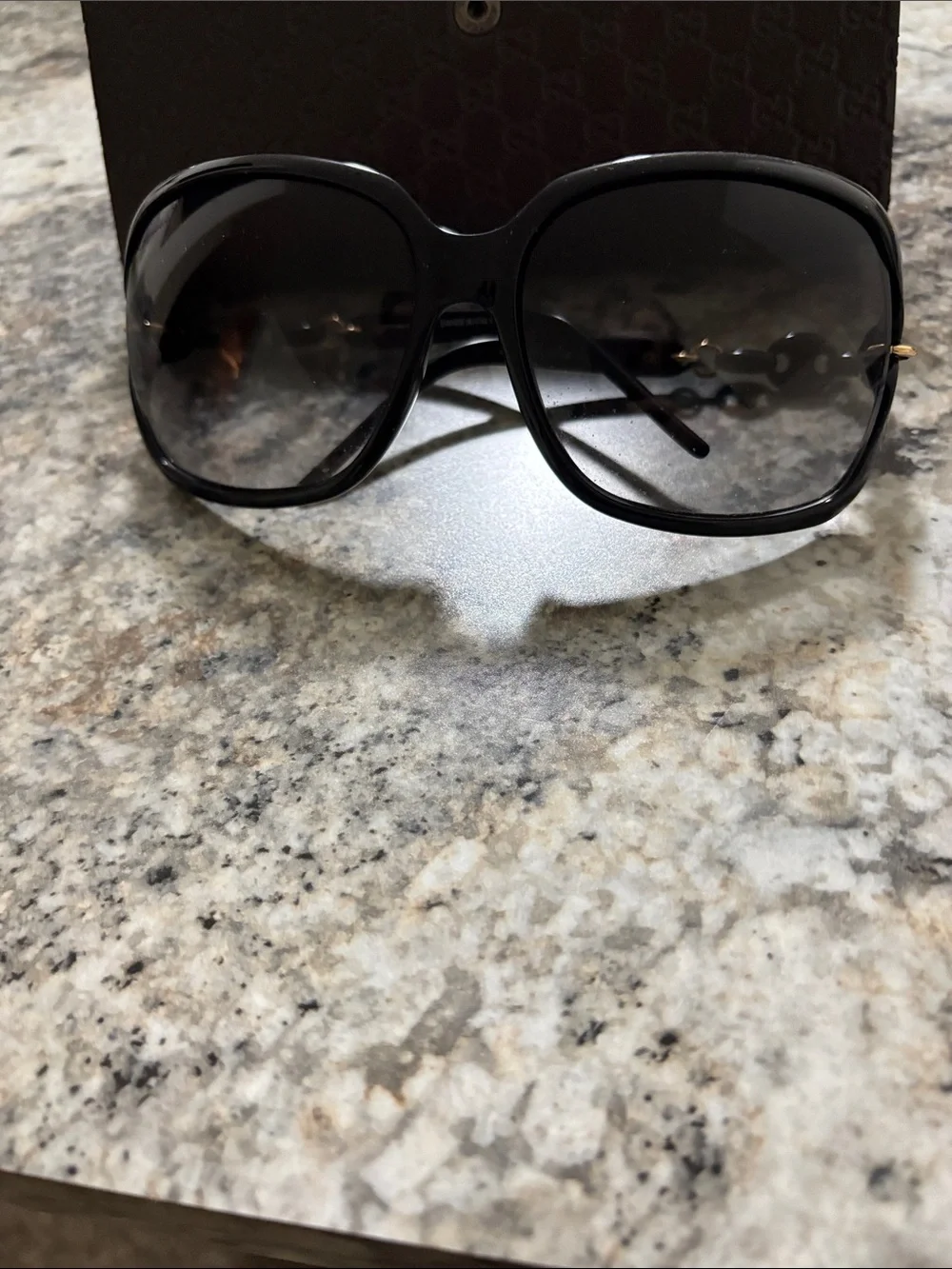 Gucci GG 358/S Oversized Square Sunglasses.